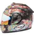 Suomy Spec 1R Extreme Anthracite Flowers Helmet