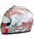 Suomy Spec 1R Extreme White Flowers Helmet